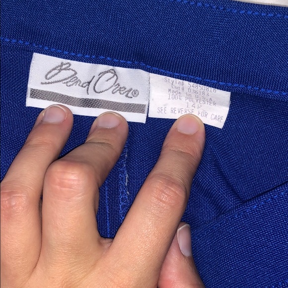 Women’s Royal blue pencil skirt size 14P - Picture 4 of 6